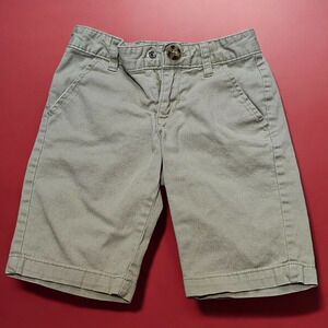 Old Navy Khaki Girls Shorts Girls Size 8 Slim Adjustable Waist School Uniform